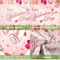 thumbnail image 5 of 16X7 ft Happy Valentine's Day Garage Door Cover Decoration Background Blush Pink Pastel Love Balloon Sweetheart Bridal Shower Party Supplies Banner Photography Background Banner Cover, 5 of 5