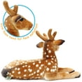 thumbnail image 3 of Dorbin the Deer | 21 Inch Stuffed Animal Plush | By TigerHart Toys, 3 of 6