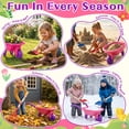 thumbnail image 4 of JoyStone Kids Gardening Tool Set with Wheelbarrow and Watering Can, 16-Piece Set with Wooden-Handle Tools, Ages 3-6, 4 of 10