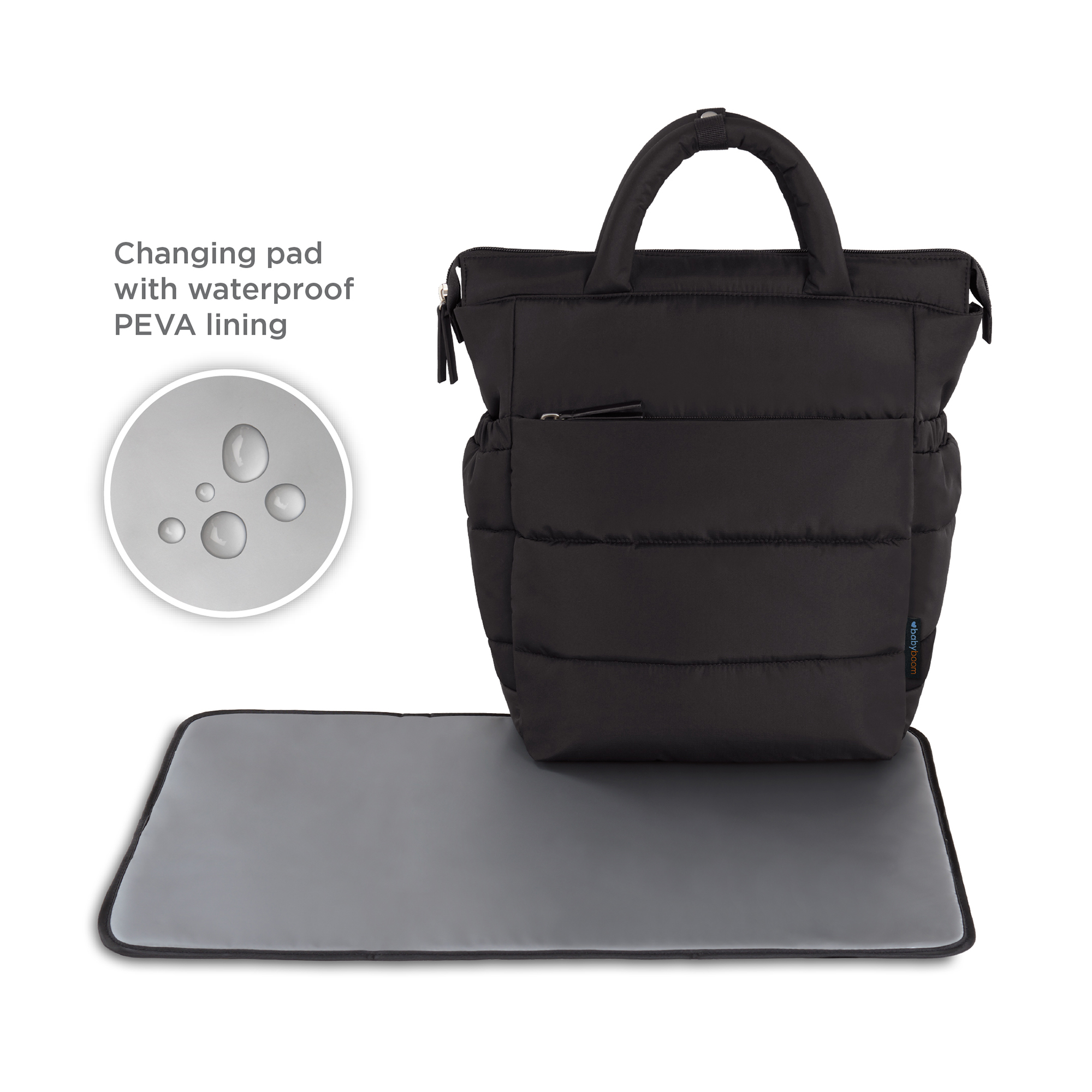 Baby Boom Puffer Backpack Diaper Bag Tote photo 7