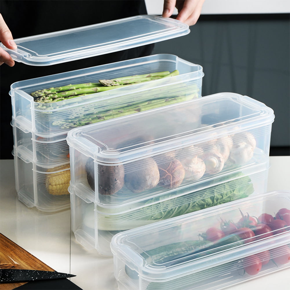 Minimalist Kitchen Storage Box With Lid for Small Space
