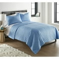 thumbnail image 6 of Seersucker 6-in-1 Quilt Set, Twin, Carlton Plaid Blue, 6 of 7