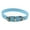 Blue, variant on Walbest Leather Cat Collar, Basic Pet Collars for Kitten Puppy Small Dogs Cats Black Yellow Green Pink Red Orange White Coffee Golden Blue Rose