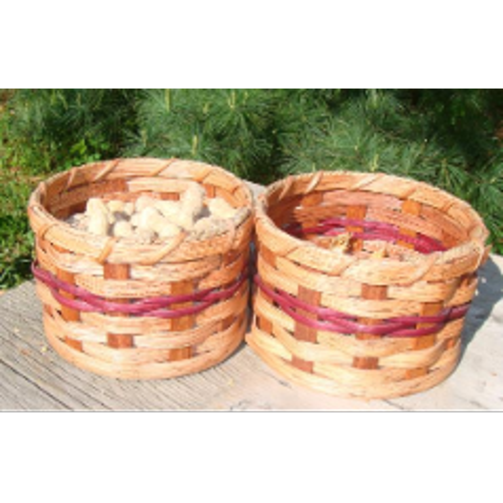 Amish Handmade Home and Garden Peanut Basket
