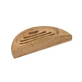 thumbnail image 2 of Traditional Solid Teak Wall Mount Oval Soap Dish, 2 of 4