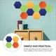thumbnail image 4 of Tablero de anuncios de fotos de fieltro hexagonal de 4 piezas Tablero de anuncios de pared de fieltro, 4 of 6