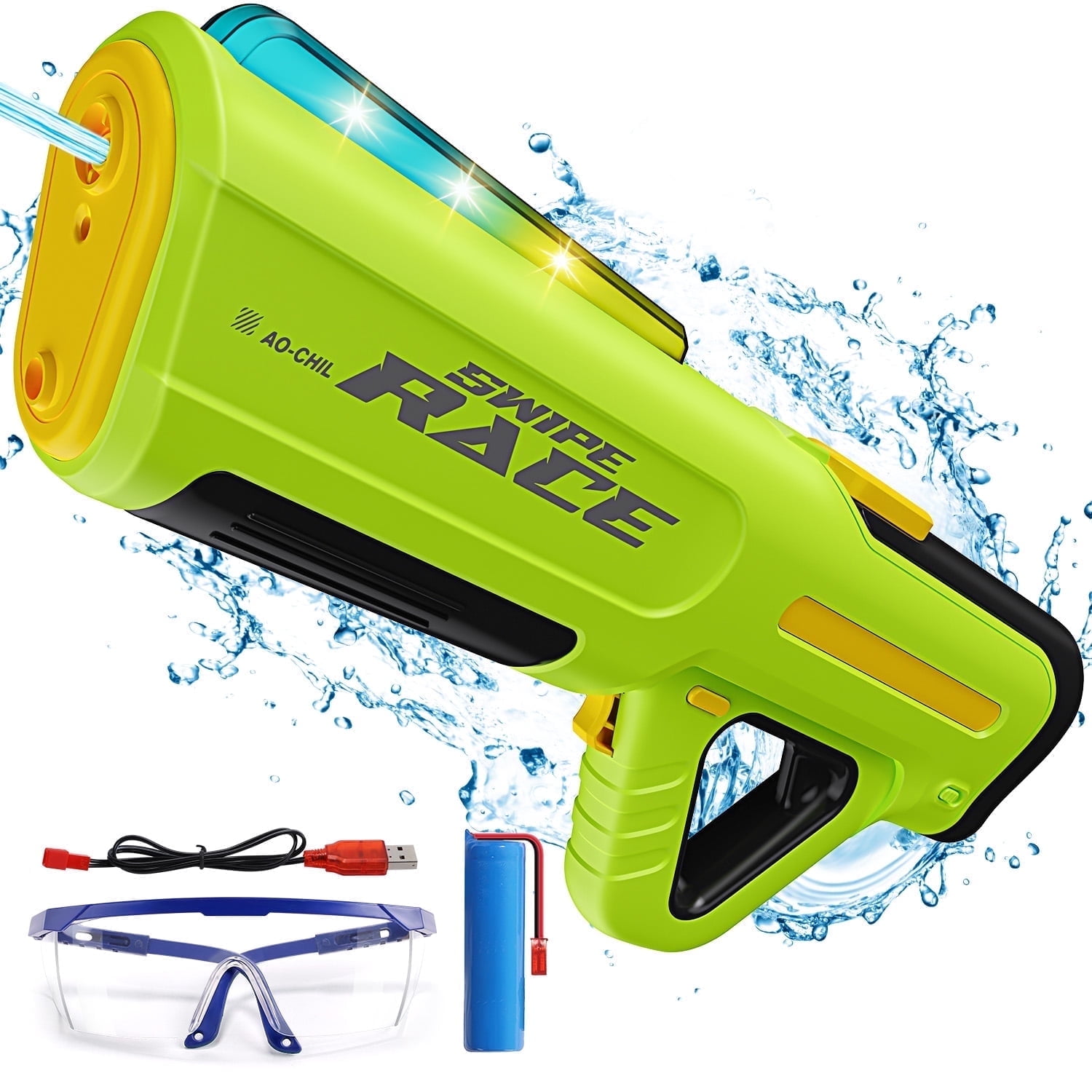 XSHOT Water Hydra Pulse Soaker Motorisierter Wasserblaster von ZURU für Kinder, Sommer Outdoor-Spielzeug mit wiederaufladbarer Batterie und 110ml Kapazität | 9 m Reichweite Wasserpistole, Rosa XSHOT Water Hydra Pulse Soaker Motorisierter Wasserblaster von ZURU für Kinder, Sommer Outdoor-Spielzeug mit wiederaufladbarer Batterie und 110ml Kapazität | 9 m Reichweite Wasserpistole, Rosa