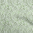 thumbnail image 1 of oneOone Cotton Cambric Green Fabric Leaves Sewing Material Print Fabric By The Yard 56 Inch Wide, 1 of 4