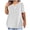 White, variant on Womens Tops Oversized T Shirts Short Sleeve Crewneck Summer Casual Loose Basic Tee Shirt 2025 Trendy Fashion Clothes Sky Blue L