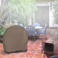 thumbnail image 5 of Housse de Protection Ronde pour Porte-Bois Extérieur portable Imperméable pour Cheminée de Cour 40*24*41 Pouces, 5 of 5