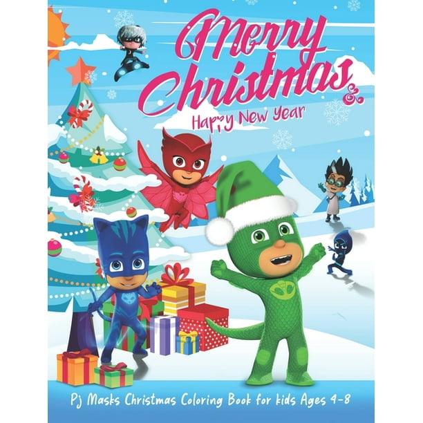 Pj masks christmas coloring pages