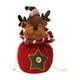 thumbnail image 2 of xihome Bolsa de regalo de manzanas para la vspera de Navidad, bolsa de tela con cordn ajustable para dulces con apliques bordados para regalar en fiestas navideñas, 2 of 6