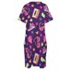 thumbnail image 5 of Vestido de verano de neón para mujer traje holgado con bolsillos ropa de lujo para fiesta 90 ", 5 of 7