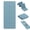 Blue, variant on Core Balance Foldable Travel Yoga Mat, 8mm Thick Folding Exercise Mat, Outdoor For Women & Wide Pilates Mats Y Men,