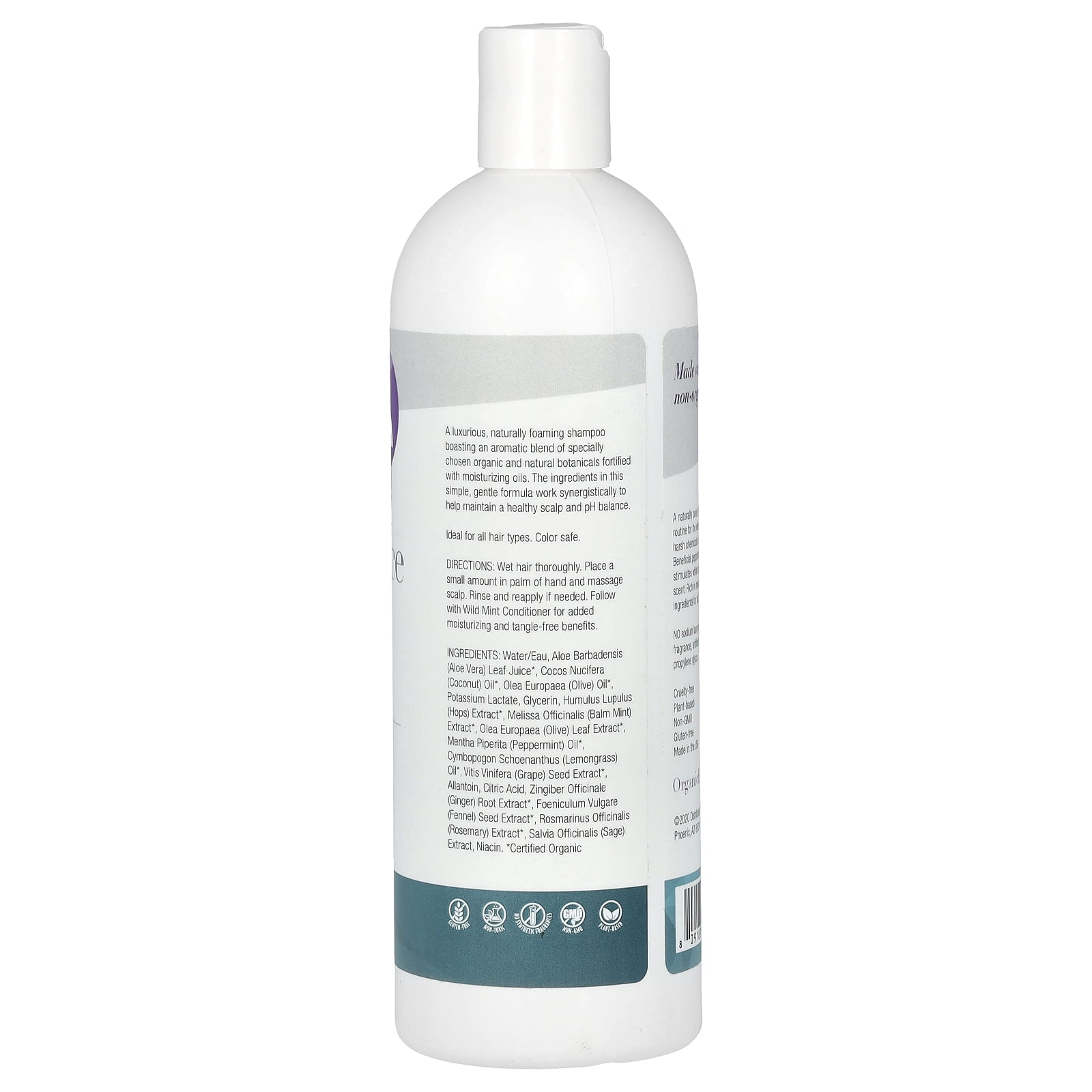 Organic Excellence Revitalizing Hair Therapy Shampoo,  Wild Mint, 16 fl oz (473 ml)