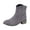 Grey, variant on Boots for Women Women's Zipper Booties Stacked Heel Stacked Mid Heel Booties (Grey,6.5)