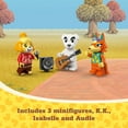 thumbnail image 7 of LEGO Animal Crossing K.K.’s Concert in the Plaza Building Set with a Café, Car Toy and Stage, 77052, 7 of 7