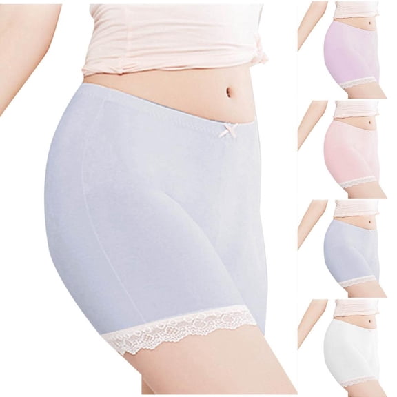 Bxsruta Teen Girls Breathable Solid Color Lined Shorts Comfort Stretchy Daily Wear Youth Spandex Bottoms