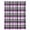 Purple, variant on Purple Black Plaid Waterproof Fabric Shower Curtain,Farmhouse Purple Black Checkered Waterproof Fabric Shower Curtain for Bathroom Curtains Bathtubs Hotel Shower Curtains with 12 Hooks Small 36x72in