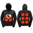 thumbnail image 2 of Wowcloth Hooded Sweatshirt for Men and Women, Smart Heating with 10-Zone Individual Control, Electric Heating Winter Warm Apparel for Outdoor and Daily Use, 2 of 8