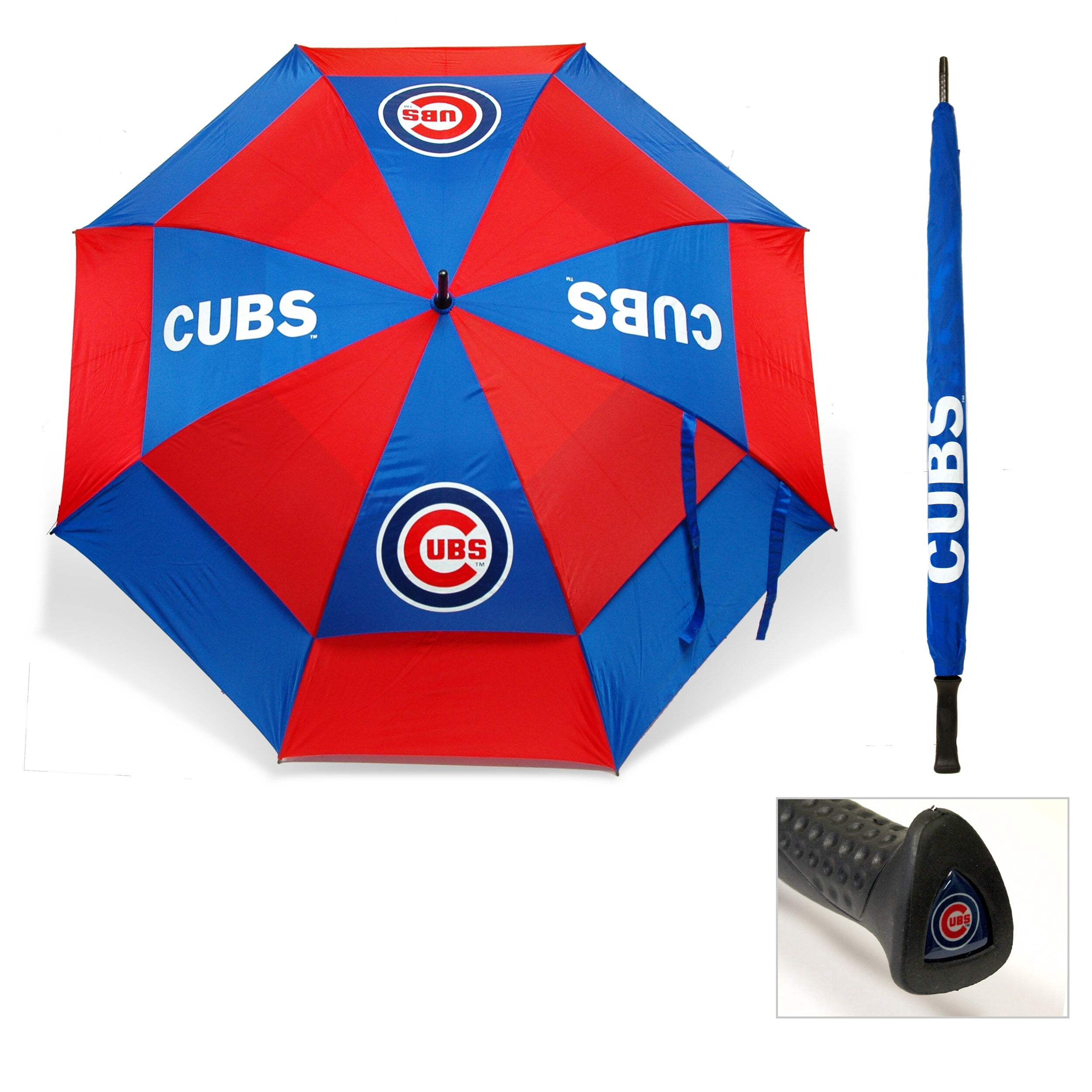 cubs patio umbrella Kozyard Butterfly 15' Outdoor Double-Sided Aluminum Crank Base Kozyard LLC Watch the sunset in style while sipping on sweet tea with its built Chicago Cubs Reverse Open Umbrella,