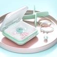 thumbnail image 3 of Denture Cup Retainer Case, Cute Night Mouth Guard Box Holder Storage Soak Container with Strainer Basket for Travel Cleaning, 3 of 10