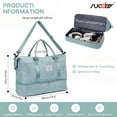 thumbnail image 3 of SUOSDEY Overnight Duffle Bag for Travel,Weekender Bags with Shoes Compartment,Hospital Bag for Labor and Delivery,Carry on Bag for Women,Travel,Gym,Weekend, 3 of 7