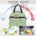 thumbnail image 4 of Disketp Spring Gnomes Lonchera Térmica para Mujer y Hombre, Bolsa de Almuerzo Reutilizable e Impermeable para Trabajo, Viajes y Picnic, 4 of 7