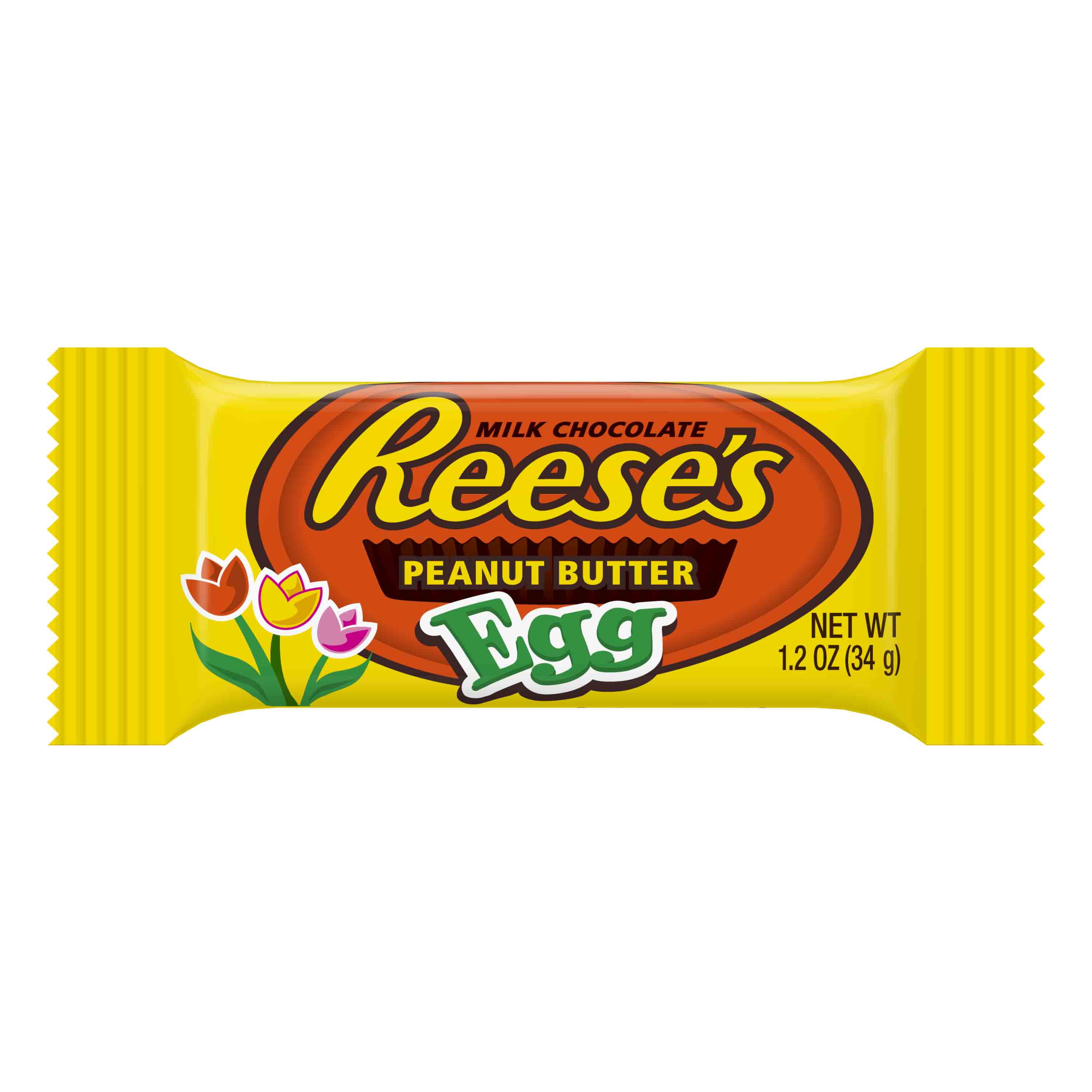 Reese's, Easter Milk Chocolate and Peanut Butter Egg Candy, 1.2 Oz
