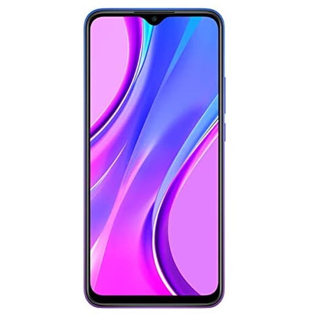 smartphone xiaomi redmi 9 32gb morado desbloqueado vista frontal centrada de teléfono morado con pantalla IPS LCD 6.53" Full HD+ 2340x1080, muesca de gota para cámara frontal 8 MP y marcos delgados; especificaciones indican cámara trasera cuadruple 13+8+5+2 MP, lector de huellas trasero, versión global liberada con Dual Nano SIM + microSD y video 1080p@30fps; a menudo usado también como dispositivo multimedia portátil.