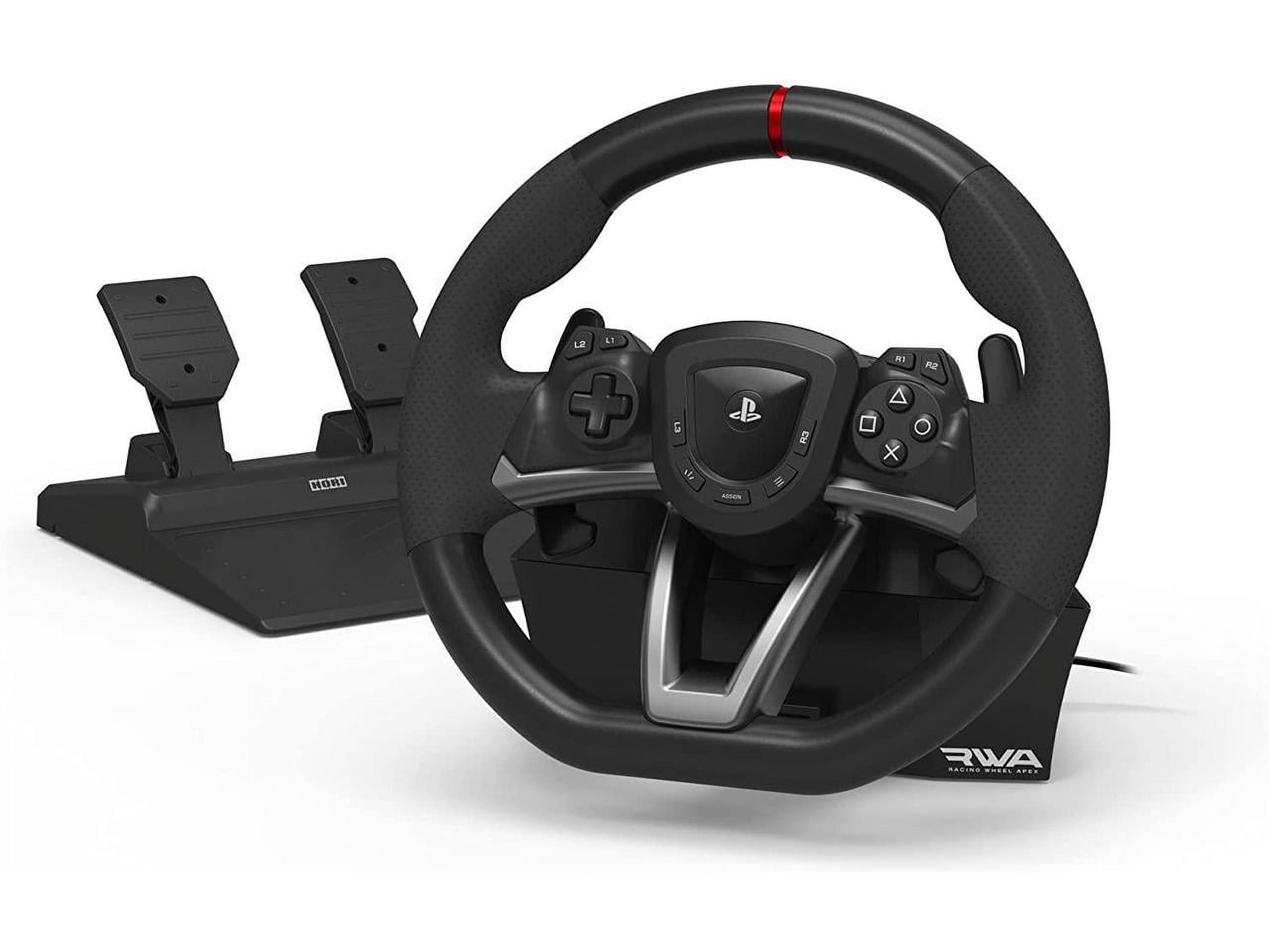 HORI APEX Racing Wheel with Steering & Driving Pedals for PS5, PS4 and Windows PC - Walmart.com HORI APEX Racing Wheel with Steering & Driving Pedals for PS5, PS4 and Windows PC - Walmart.com
