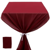 GETAJGHSD 1Set Rectangular Dark Red Chiffon Table Runner for Festive Atmosphere and Home Decor