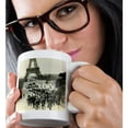 thumbnail image 2 of 3dRose, Vintage Group Walking Towards Eiffel Tower Paris France, 15oz Mug, 2 of 7
