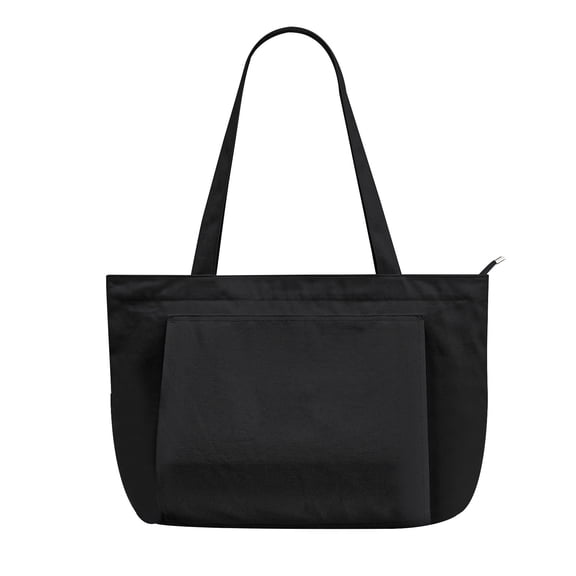 Yoga Bags and Carriers Fits All Your Stuff Canvas Tote Bag with Yoga Mat Holder Pocket for Women, Large 14.17x15x5.3In for Gym Travel Office Beach Workout
