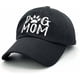thumbnail image 1 of Women's Embroidered Dog Mom Hat Adjustable Denim Baseball Cap, 1 of 4