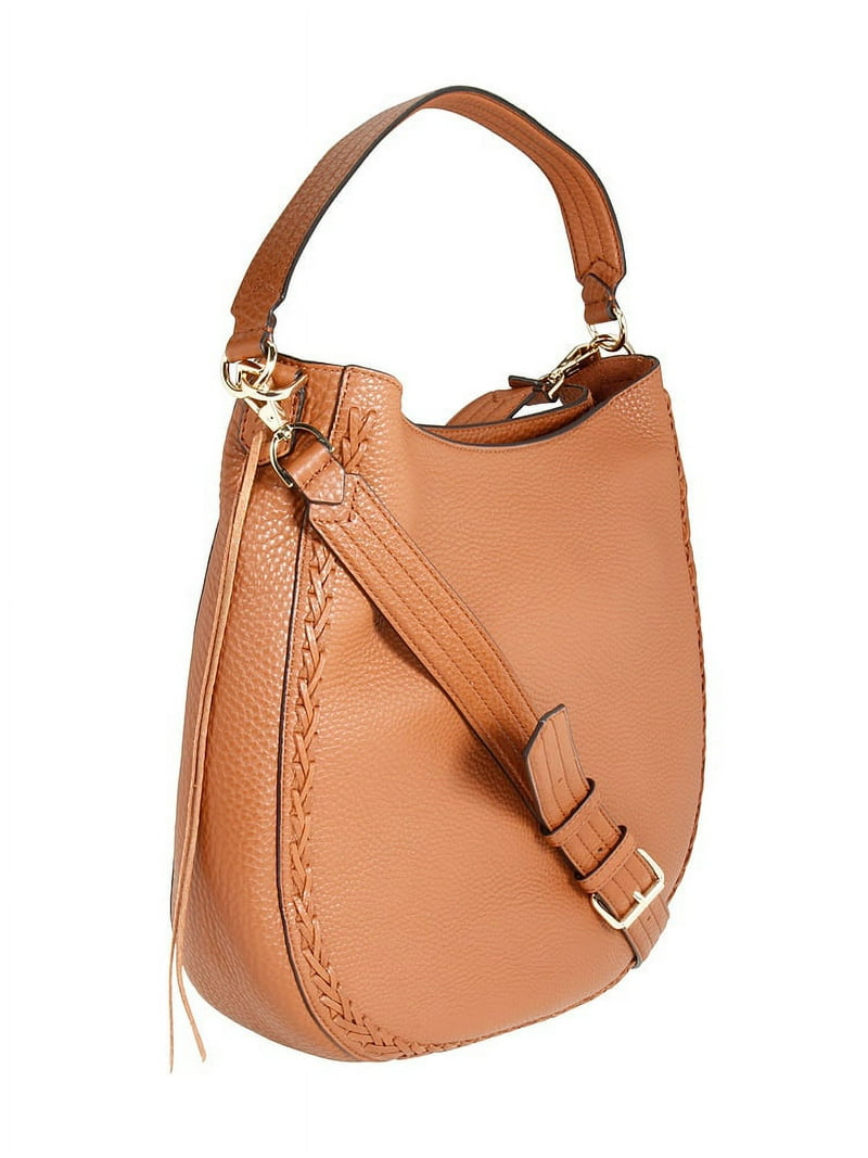 Rebecca Minkoff Unlined Ladies Large Almond Leather Hobo Handbag