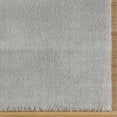 thumbnail image 5 of Cadence Tonee Shag Solid Color Gray Area Rug, 5x8, 5 of 8