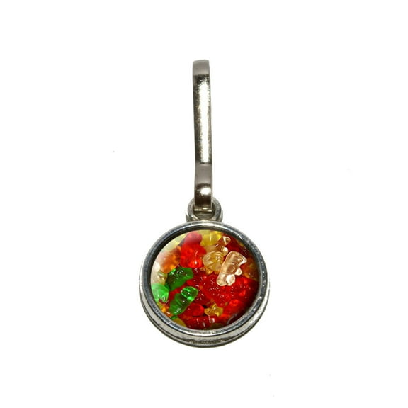 Gummy Gummi Bears Charm Zipper Pull