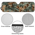 thumbnail image 6 of Yuyamidu Camo Hunting Wood Windshield Sun Shade, Green Car Sun Shade for Rubicon Sahara TJ JK JKU 2 Door & 4 Door, UV Rays Blocker Sun Visor Shade, 6 of 7