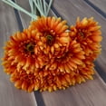 thumbnail image 5 of HCTSHG Artificial Gerbera Daisies Bouquet for Wedding Bridal Shower Decor, Silk Flower Centerpiece for Home Kitchen Tabletop Mantel Anniversary Celebration Party Decoration, 5 of 6