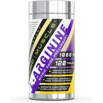 Amazing Muscle L-Arginine 1000mg Per Serving 120 Tablets Supplement | Best Amino Acid Supplement for Women & Men | Non-GMO | Gluten Free | Made in USA