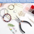 thumbnail image 5 of (5-Inch) Long Needle Nose Pliers Precision Wire Plier Repair Tool Flat Nose Jewellery Pliers, 5 of 5