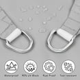 thumbnail image 2 of NAWAY Waterproof Sun Shade Sail 10'X13' Rectangular UV Resistant Rain Canopy, Curved Edges Shade Cloth for Outdoor Patio, Deck, Yard -Light Grey, 2 of 7