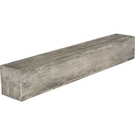 

6 H x 10 D x 84 W Sandblasted Faux Wood Fireplace Mantel Burnished Pine