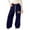 Dark Blue, variant on Shadoumai Girl's Baggy Sweatpants Lightweight Breathable Straight Leg Pants With Pockets Athletic Pants For Girls Outdoor Play,Girls Uniform Pants 8-9 Years