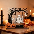 thumbnail image 5 of Ghost Decor Halloween Home Decor Swinging Ghost Ghost On A Swing Halloween Decorations Outdoor Halloween Figurines Halloween Gifts, 5 of 9