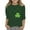 Dark Green, variant on YM Kids St. Patricks Day Shirt St Patricks Irish Cute Shamrock Long Sleeve Shirts for Girls Irish Green Clover Comfortable Casual Top Boys White T Shirt Girls Tops Size 14-16
