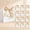 White, variant on 24Pack Small Thank You Party Favor Bags Treat Boxes with Gold Bow Ribbon, White Paper Gift Bags Bulk for Wedding Baby Shower Business Supplies