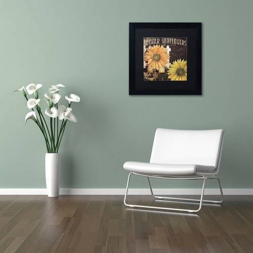 Trademark Fine Art "Vermont Farms XI" Canvas Art by Color Bakery Black Matte, Black Frame