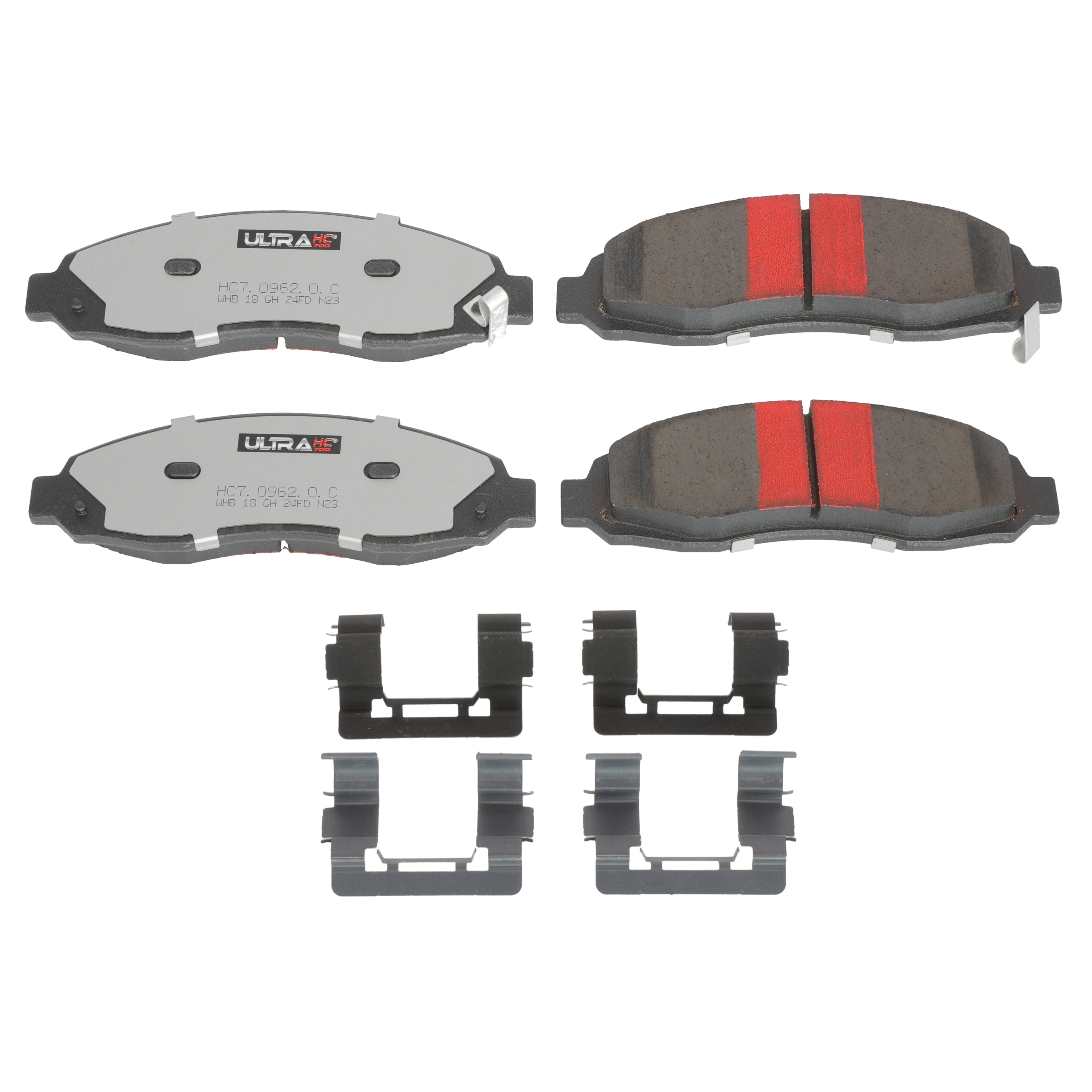 UltraHC 700 Brake Pad Set, Front HC7.0962.0.C, Dodge Dakota 2004-2003